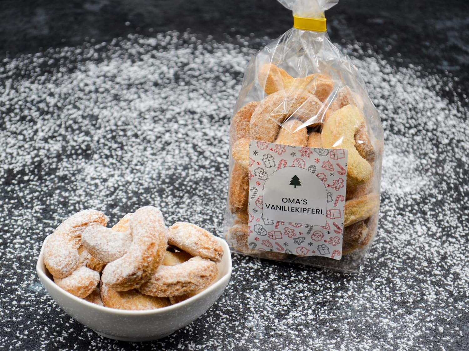 Wein-Präsentkörbe - Geschenkset „Glühwein Freude“, Präsentkorb mit Winzerwein, Glühgewürzen, Vanillekümmel & Schokolade, DIY-Geschenkset für Weihnachten – Bild 6