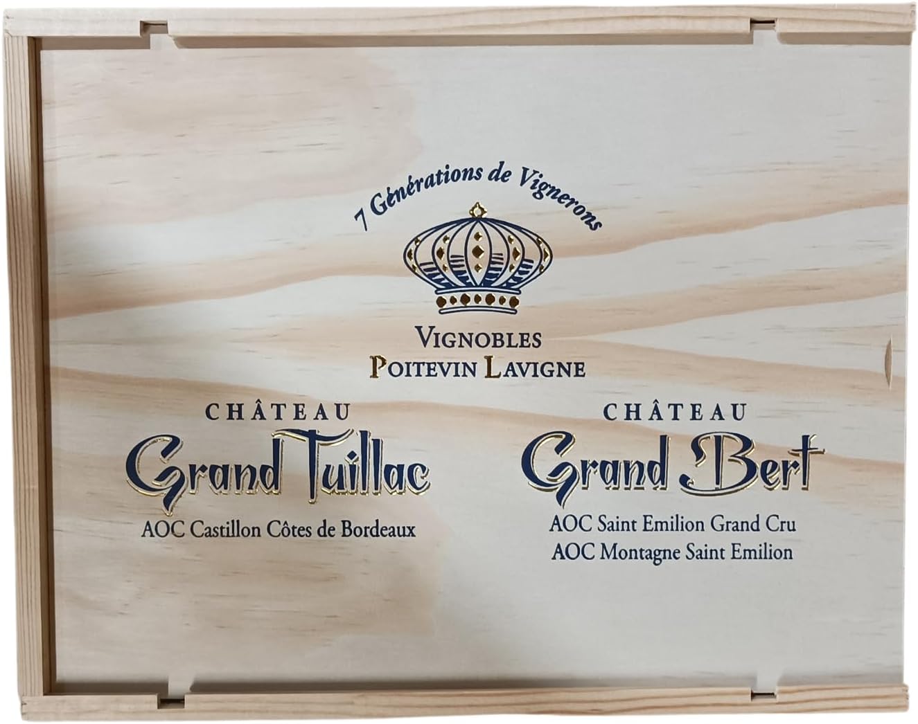 Wein-Präsentkörbe - Bordeaux-Rotwein – Saint Emilion Grand Cru & Castillon Côtes de Bordeaux – Weinbox-Geschenkbox – Bild 3