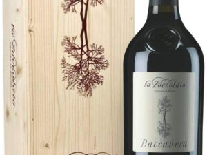 Wein-Präsentkörbe – Lo Zoccolaio Langhe DOC Baccanera Rotweinflaschen Piemontesischer Wein Holzkiste Barbera-Merlot-Nebbiolo-Canernet Sauvignon Dry Barbera Dry (1 x 750 ml)