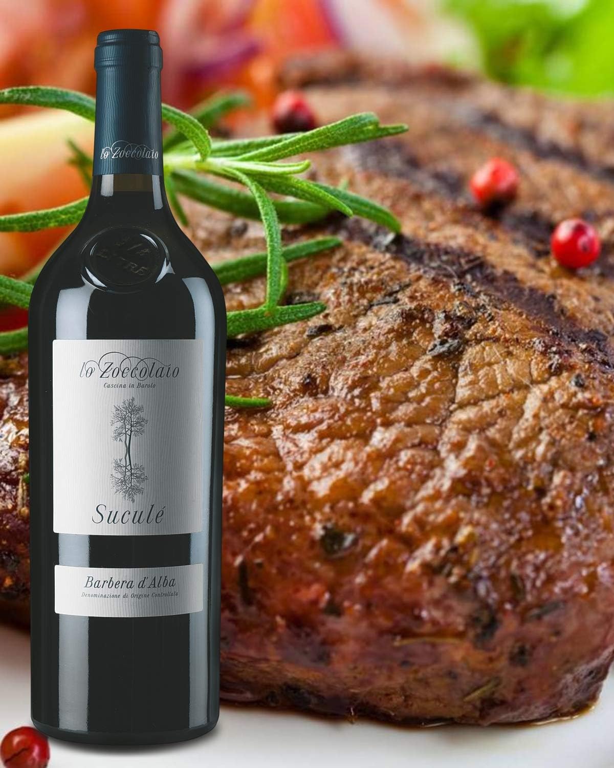 Wein-Präsentkörbe - Lo Zoccolaio Barbera d'Alba + Langhe Baccanera + Barolo – 3 Flaschen – Italien Wein Holzkiste Barbera Dry (3 x 0,75 l) – Bild 6