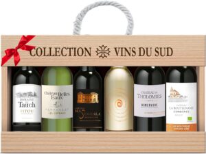 Wein-Präsentkörbe – Collection South France Wein-Geschenkset Rotwein und Weißwein aus Südfrankreich (6 x 0,375 L)