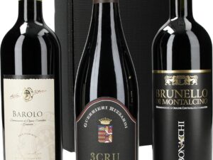 Wein-Präsentkörbe – The Wine Guys Geschenkset „Classic Italy“ Rotweine im Geschenkkarton (3 x 0,75 L)