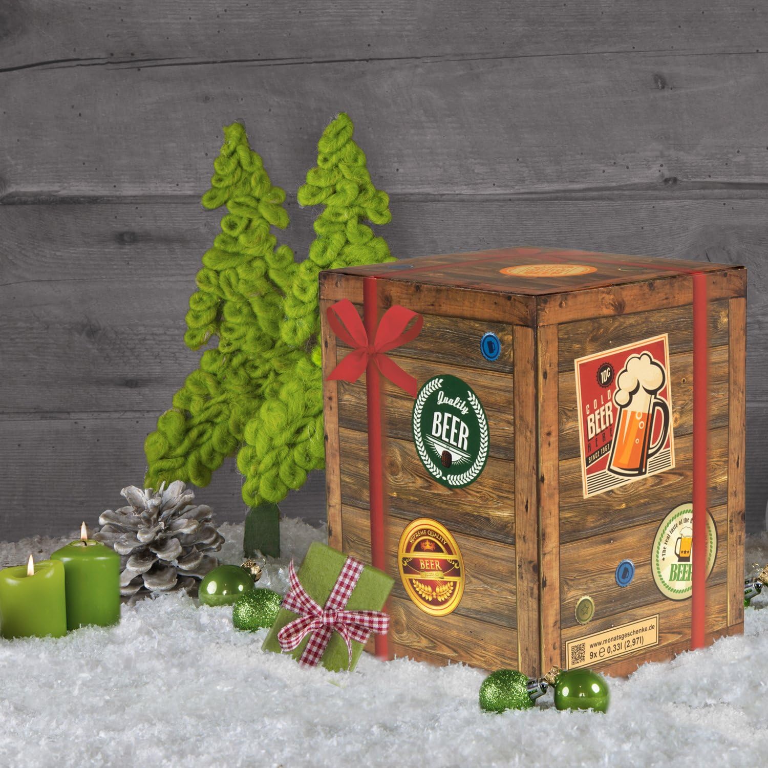 Bier-Präsentkörbe - Geschenkbiere für Männer aus aller Welt – Geburtstagsgeschenk für Ihn – inklusive Geschenkkarten und Bierbuch – Bild 7