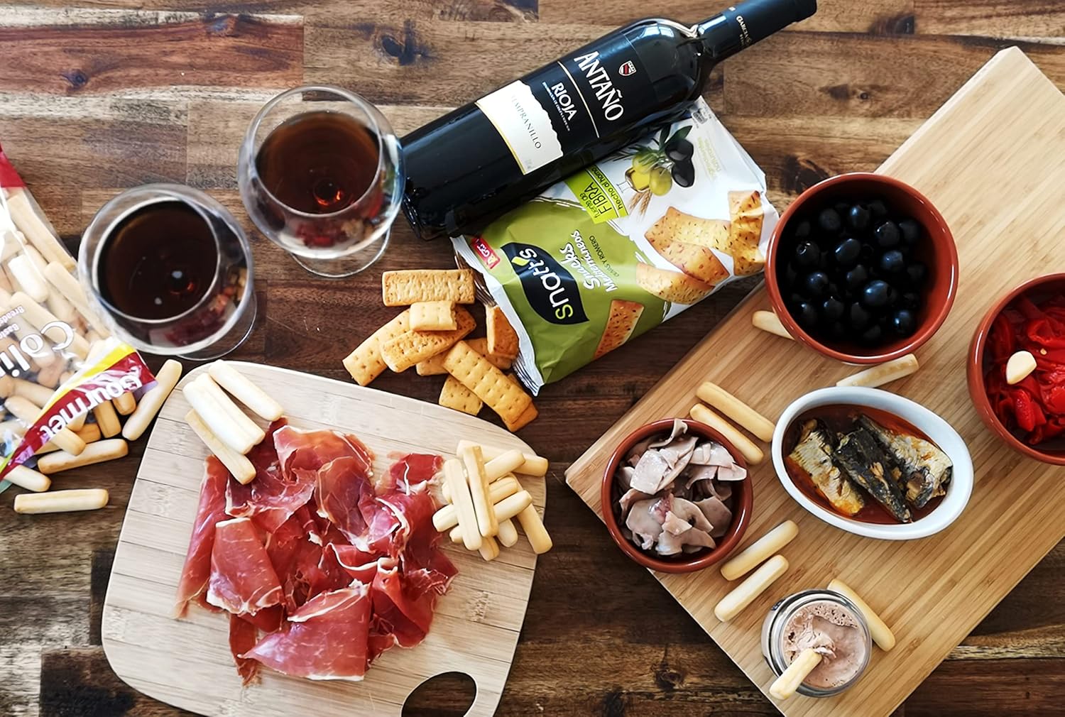 Wurst-Präsentkörbe - Geschenkbox, spanische Geschenke, Tapas, Geschenk für Feinschmecker und Spanien-Fans, Pata negra – Bild 7