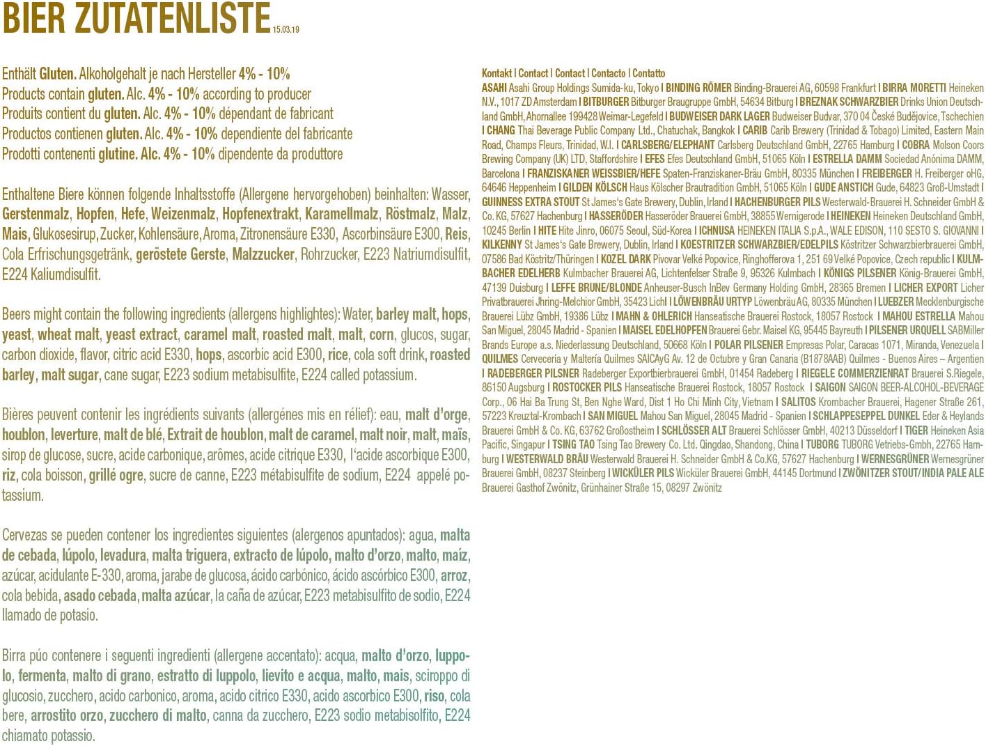 Bier-Präsentkörbe - 12 x Bier aus aller Welt & Deutschland / Geschenkset / Geburtstagsgeschenk Bier – Bild 7