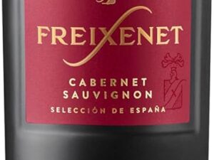 Wein-Präsentkörbe – Freixenet Cabernet Sauvignon, spanischer Rotwein (1 x 0,75 l) in gesättigter Premiumflasche, spanische Rotweinkollektion trocken, weintrocken – ideal für Käse und Fleisch, vegan