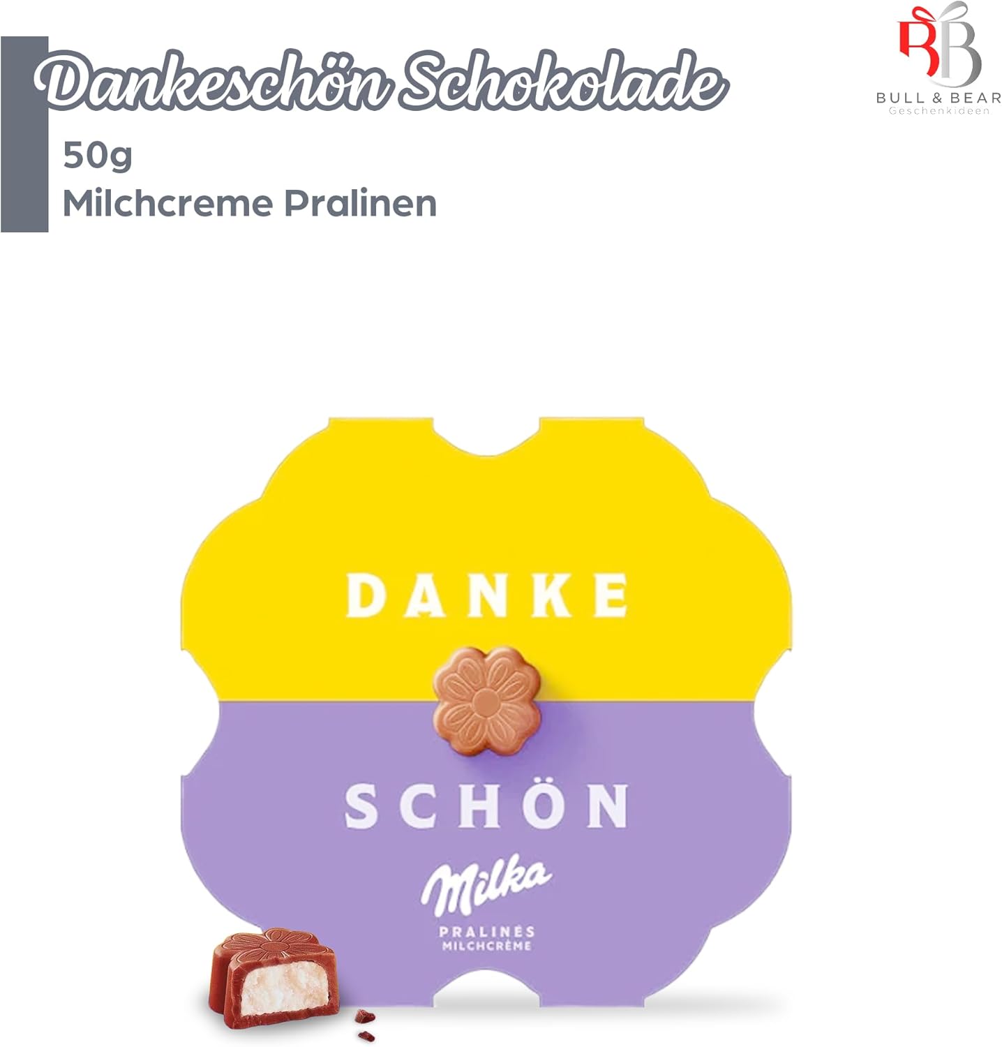 Wein-Präsentkörbe - Bull & Bear Wein-Geschenkset „Thank You“, Rotwein, Dankesnudeln und feinste Schokolade – Bild 3