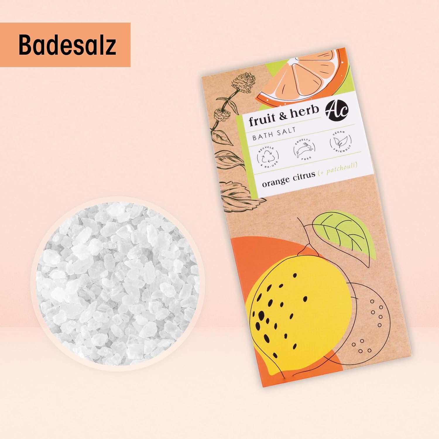Geburtstags-Präsentkörbe - Accentra – Duschset Geschenkset für Frauen Obst & Kräuter im schönen Geschenkkorb, 5-teiliges Badeset Geschenk mit Duschgel, Körperlotion, Peeling, Badesalz & Netzschwamm – Fruchtige Geschenkidee mit Duft – Bild 6