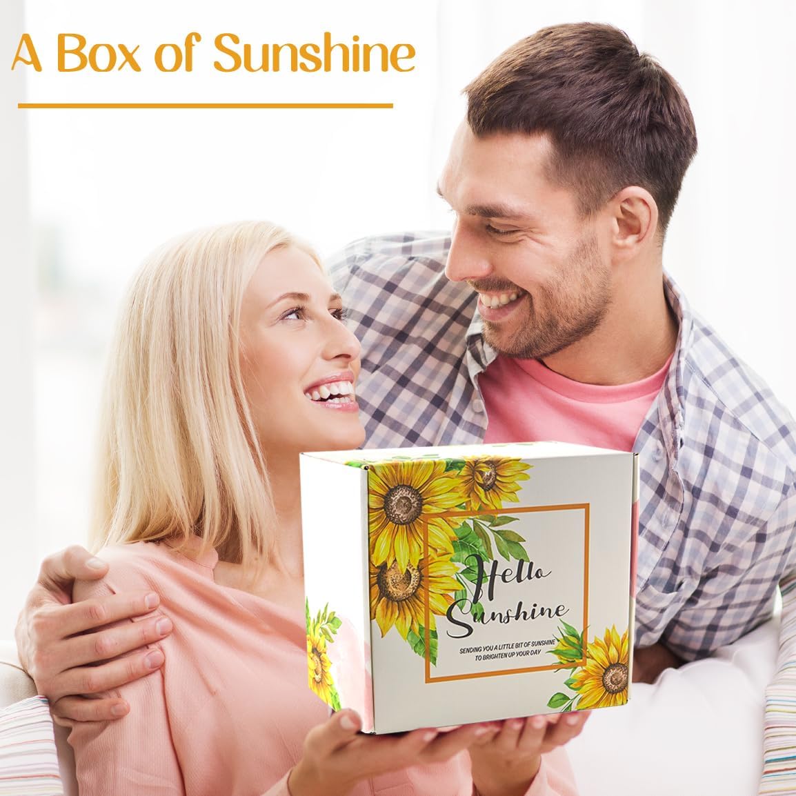 Geburtstags-Präsentkörbe - Sonnenblumen-Geschenk für Freundin, Genesungsgeschenke, Wellness-Geschenkset für Frauen, Geburtstagsgeschenk für Frauen, beste Freundin, Schwester, Kollegin, Genesungsgeschenke – Bild 2