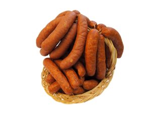 Wurst-Präsentkörbe – MEISTER’S Würziges Wurstpaket, Cracker-Set mit Chili und Käse, Krainer, Käsewurst und Chiliwurst, Geschenk für Männer, mild geräuchert und herzhaft, 2000 g