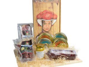 Wurst-Präsentkörbe – Schwarzwald Metzgerei – Heimat Dosenwurst-Set – Tolles Geschenkpaket mit haltbaren Dosenwürsten, Schinken, Salami, Bauernwürsten, Altbadischer Senf – 8-teilig
