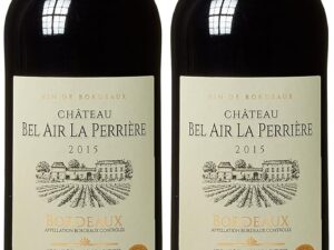 Wein-Präsentkörbe – Chateau Bel Air La Perriere Weinset Bordeaux Dry (2 x 0,75 L)