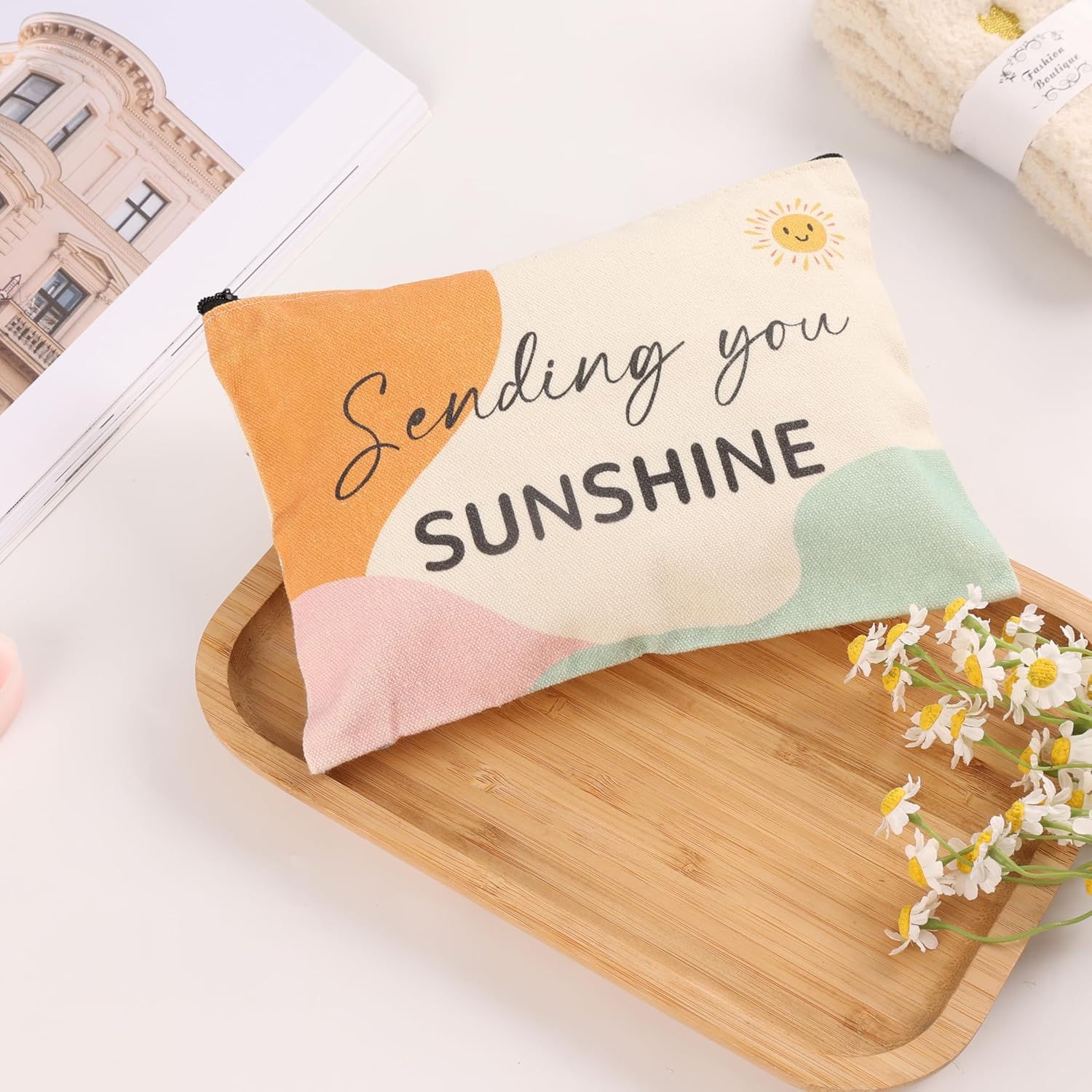 Geburtstags-Präsentkörbe - Sonnenblumen-Geschenk für Freundin, Genesungsgeschenke, Wellness-Geschenkset für Frauen, Geburtstagsgeschenk für Frauen, beste Freundin, Schwester, Kollegin, Genesungsgeschenke – Bild 4