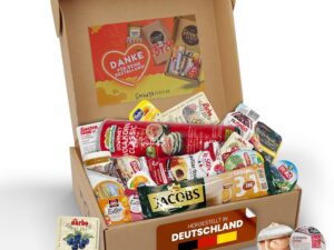 Wurst-Präsentkörbe – Genussleben All In One 800g Frühstücksbox mit Brot, Kaffee, Marmelade, Honig, Kuchen, Wurst und Frischkäse in vielen Geschmacksrichtungen, kleine Portionen im Mix für unterwegs