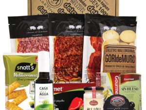 Wurst-Präsentkörbe – Geschenkbox, spanische Geschenke, Tapas, Geschenk für Feinschmecker und Spanien-Fans, Pata negra