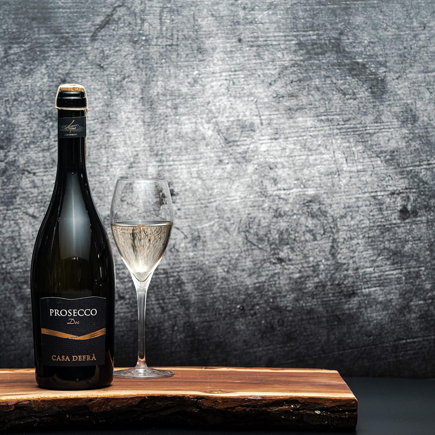 Wein-Präsentkörbe - Prosecco-Geschenkset (2 Fl.) mit Schokoladentrüffeln und dunkler Schokolade, Prosecco-Geschenk für Männer und Frauen, mit Weihnachtsgrüßen – Bild 4
