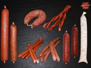 Wurst-Präsentkörbe – Wurstpaket mit Salami und Kochsalami I Salamipaket XXL I Wurst aus dem Thüringer Wald