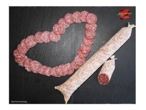 Wurst-Präsentkörbe – Wurst aus Thüringen „Unsere Beste“ I Wurstspezialität aus Meiningen I 2x 250g Salami