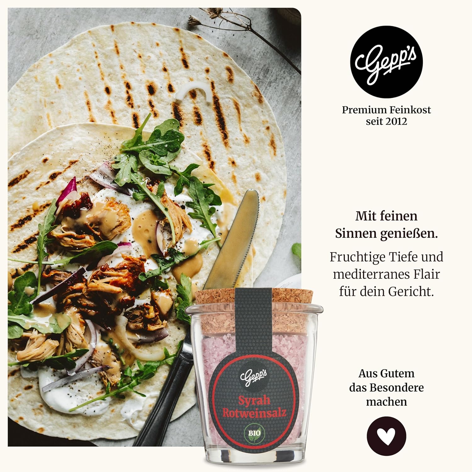 Wein-Präsentkörbe - Gepp's Feinkost-Geschenkset „Runder Geburtstag“ I Gourmet-Geschenk zum 50. Geburtstag für Frauen und Männer I Wein, Gewürze, Essig & Pasta inklusive Parmesanreibe I Geschenkkorb zum Kochen und Genießen – Bild 7