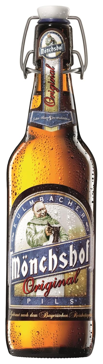 Bier-Präsentkörbe - Mönchshof Bierverkostung 8 Holzträger Bier Geschenk (8 x 0,5 L) Schwingflasche – Bild 4