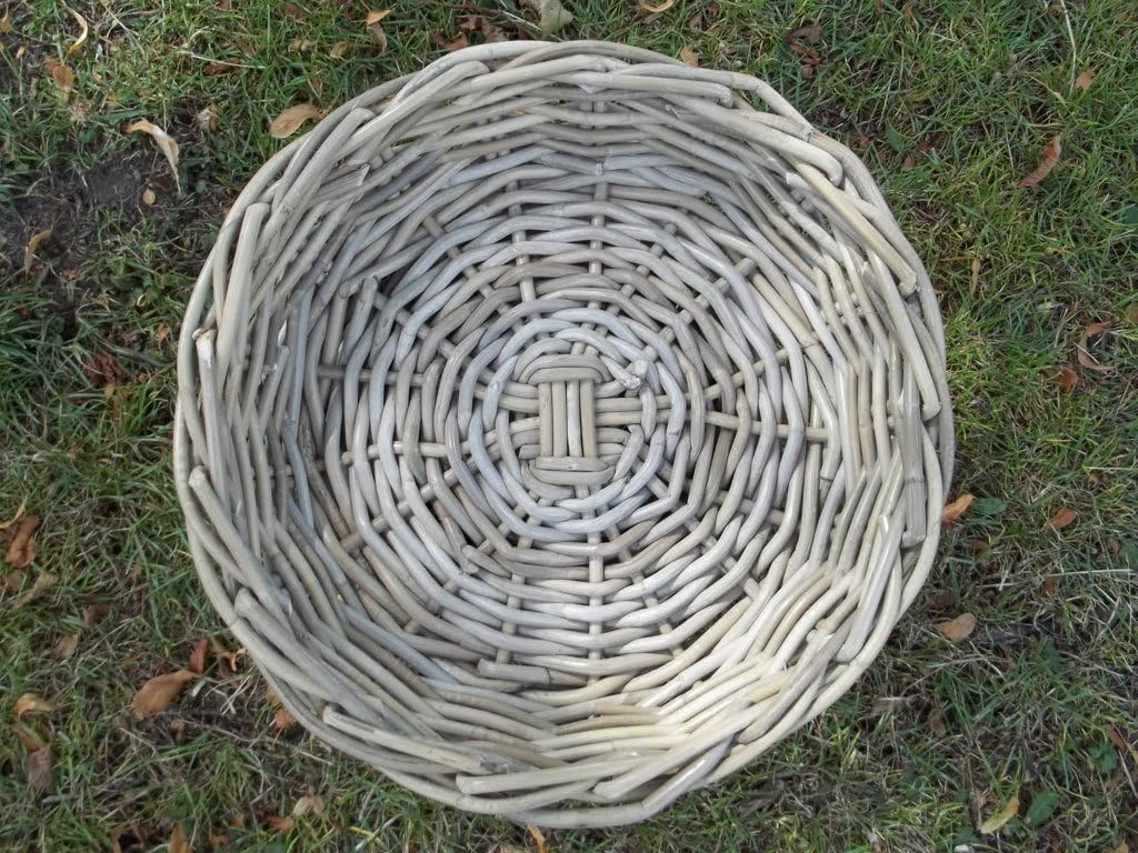 Wurst-Präsentkörbe - Sonstige Obstschale/Deko-Rattankorb, Präsentkorb, Beige/Grau, Größe 1 – Bild 2