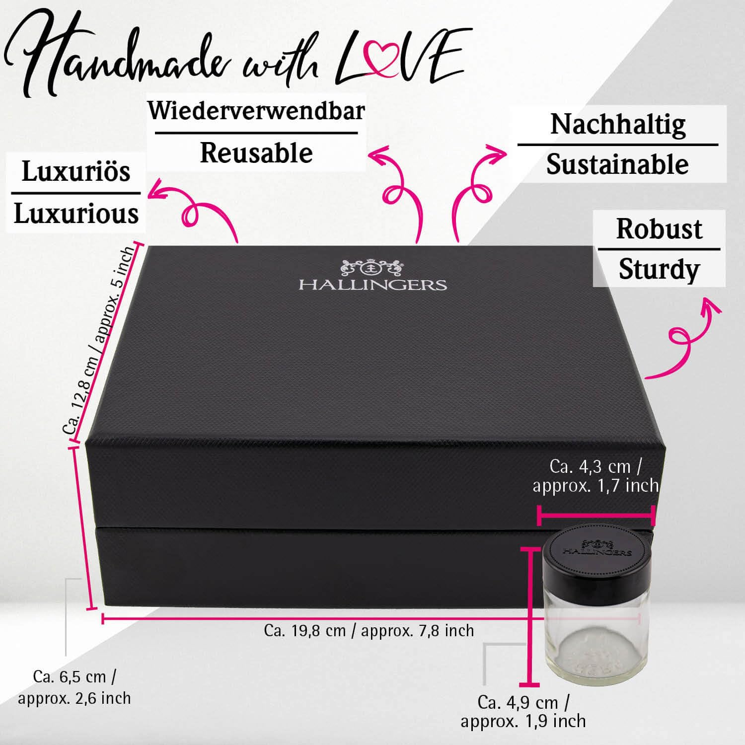 Wurst-Präsentkörbe - Hallingers Genuss Manufaktur Grillgewürz-Geschenkset Dankeschön – 5 Premium-Gewürze zum Grillen & BBQ in edler Geschenkbox, Gewürzset „Dankeschön“, Geschenkidee für Männer & Grillfans, auch zu Weihnachten – Bild 8