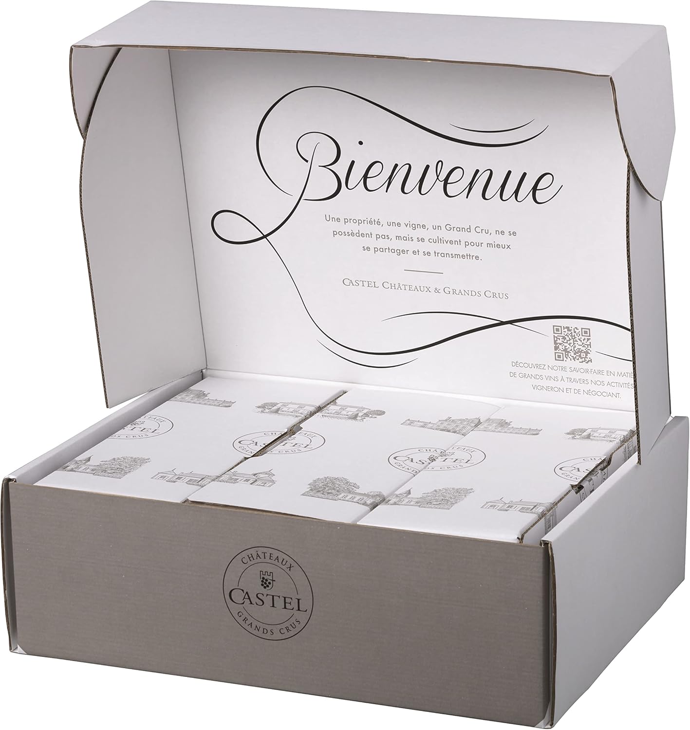 Wein-Präsentkörbe - Geschenkbox - Rotwein - Coffret Crus Bourgeois Châteaux Castel: Château Barreyres - Château d'Arcins - Château Tour Prignac - 3 x 75cl – Bild 5