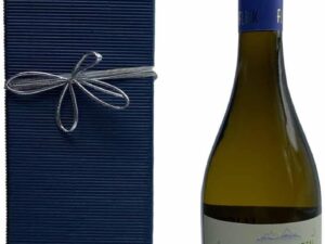 Wein-Präsentkörbe – Wohnmobil-Wein in Geschenkbox mit Schleife // 0,75 l Grau-Burgunderrot in Geschenkbox // Geschenk für Wohnmobilfahrer