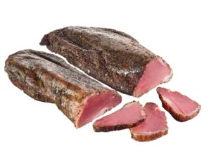 Wurst-Präsentkörbe – Almgourmet, Tiroler Kennlernbox Geschenkset – 612 g – Zusammenstellung von 5 Tiroler Produkten – mit Filet, Käse und Marmelade