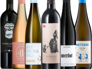 Wein-Präsentkörbe – GEILE WEINE Weinpaket Grillen (6 x 0,75 L) Weißwein, Rosé und Rotwein für den nächsten Grillabend