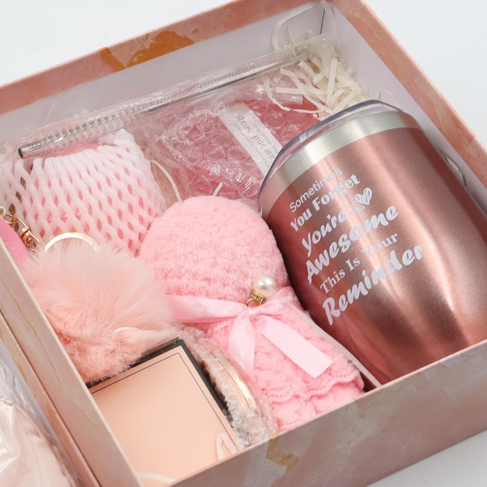 Geburtstags-Präsentkörbe - Namvo Geschenke zum 18. Geburtstag für Mädchen, Happy Birthday-Verwöhnset, Geschenkkorb, Geschenke zum 18. Geburtstag für Mädchen zu Thanksgiving/Weihnachten/Muttertag/Valentinstag – Bild 4