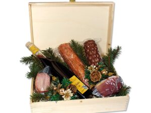 Wurst-Präsentkörbe – Präsentkorb „Exklusiv“ ★ Landmetzger Schiessl ★ ca. 2400 g