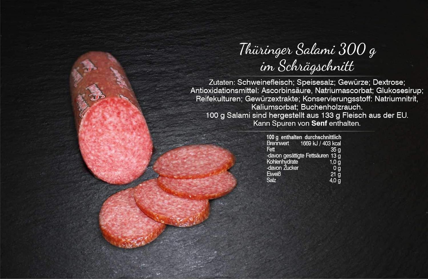Wurst-Präsentkörbe - Wurstpaket, Salamis aus Thüringen, leckere Auswahl – Bild 2