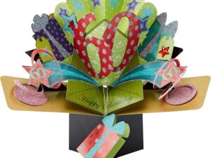 Geburtstags-Präsentkörbe – Second Nature Pop-Up-Grußkarte zum 60. Geburtstag