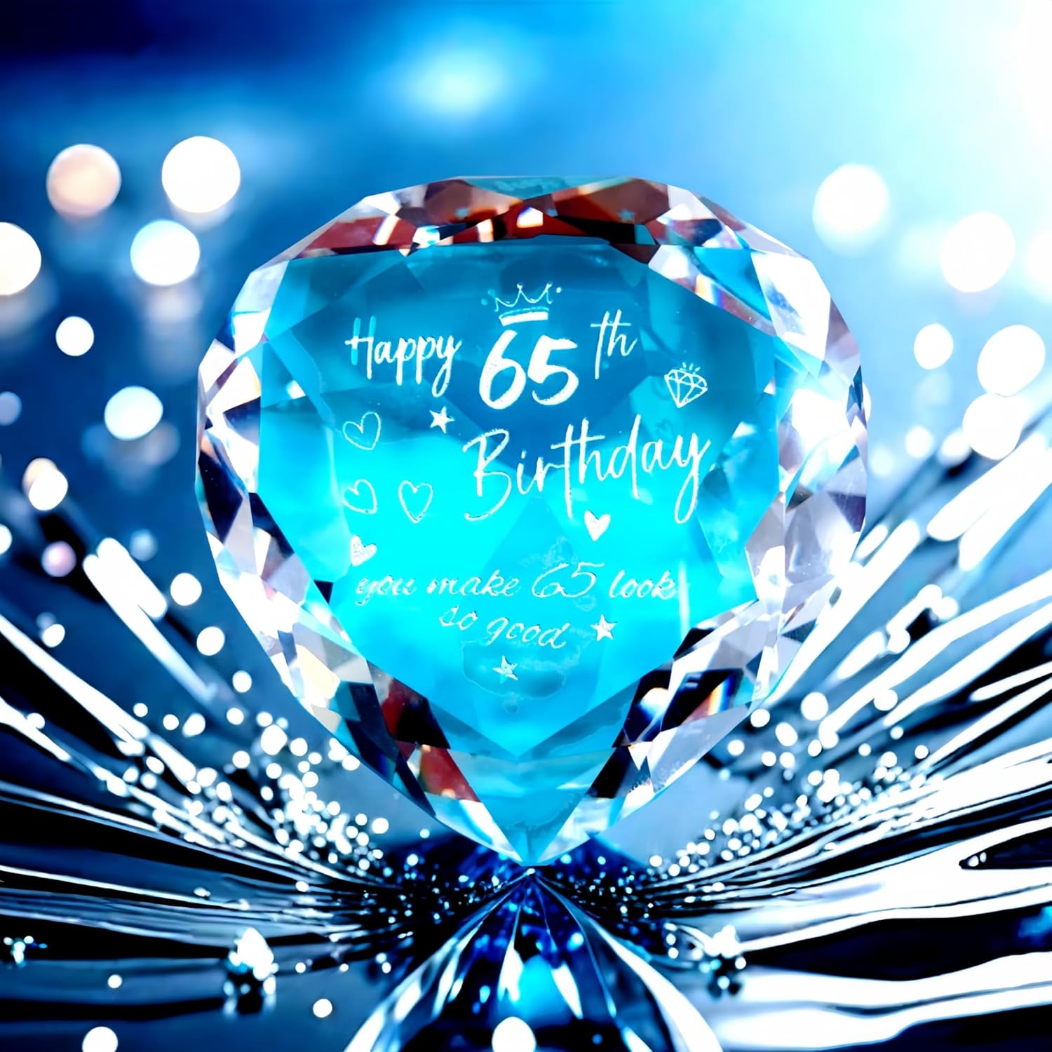 Geburtstags-Präsentkörbe - Trcousoa Geschenke zum 65. Geburtstag für Frauen, Geschenkideen zum 65. Geburtstag, Geschenkideen zum 65. Geburtstag für Frauen, Geschenkidee für 65-jährige Ehefrau, Mutter, Schwester, Ehefrau, Tante – Bild 2