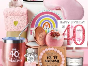Geburtstags-Präsentkörbe – Geschenke zum 40. Geburtstag für Frauen