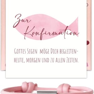 Confirmation Gifts for Boys and Girls, Ichthys Fish Symbol Bracelet with Gift Box & Greeting Card, Confirmation Bracelet, Confirmation Gift for Girls and Boys