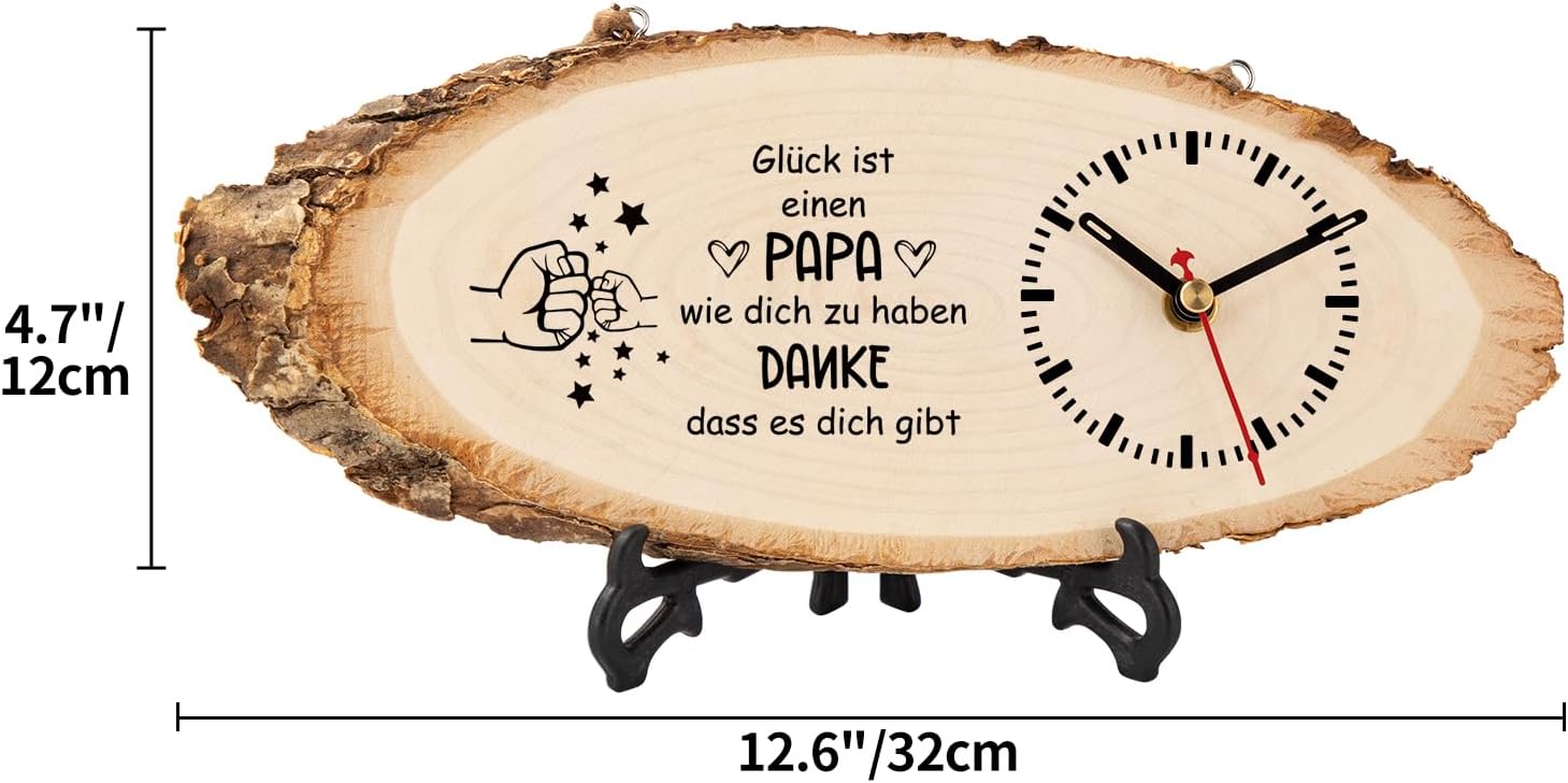 KAAYEE Father's Day Gift for Dad, Wooden Watch, Father's Day Gift, Dad Gift for Father's Day, Birthday, Valentine's Day, Birthday Gift, Easter Gift for Dad – Bild 6