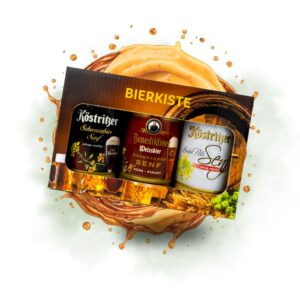 Altenburger Original Beer Crate – Three Mustard Types Refined with Beer as Gift Set (3-Piece), Gift Box for Men and Women