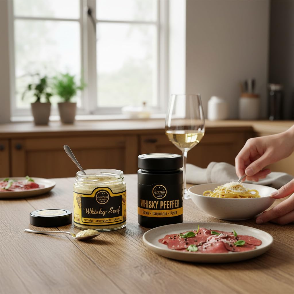 Whisky Set with Mustard & Pepper Premium – Bild 2