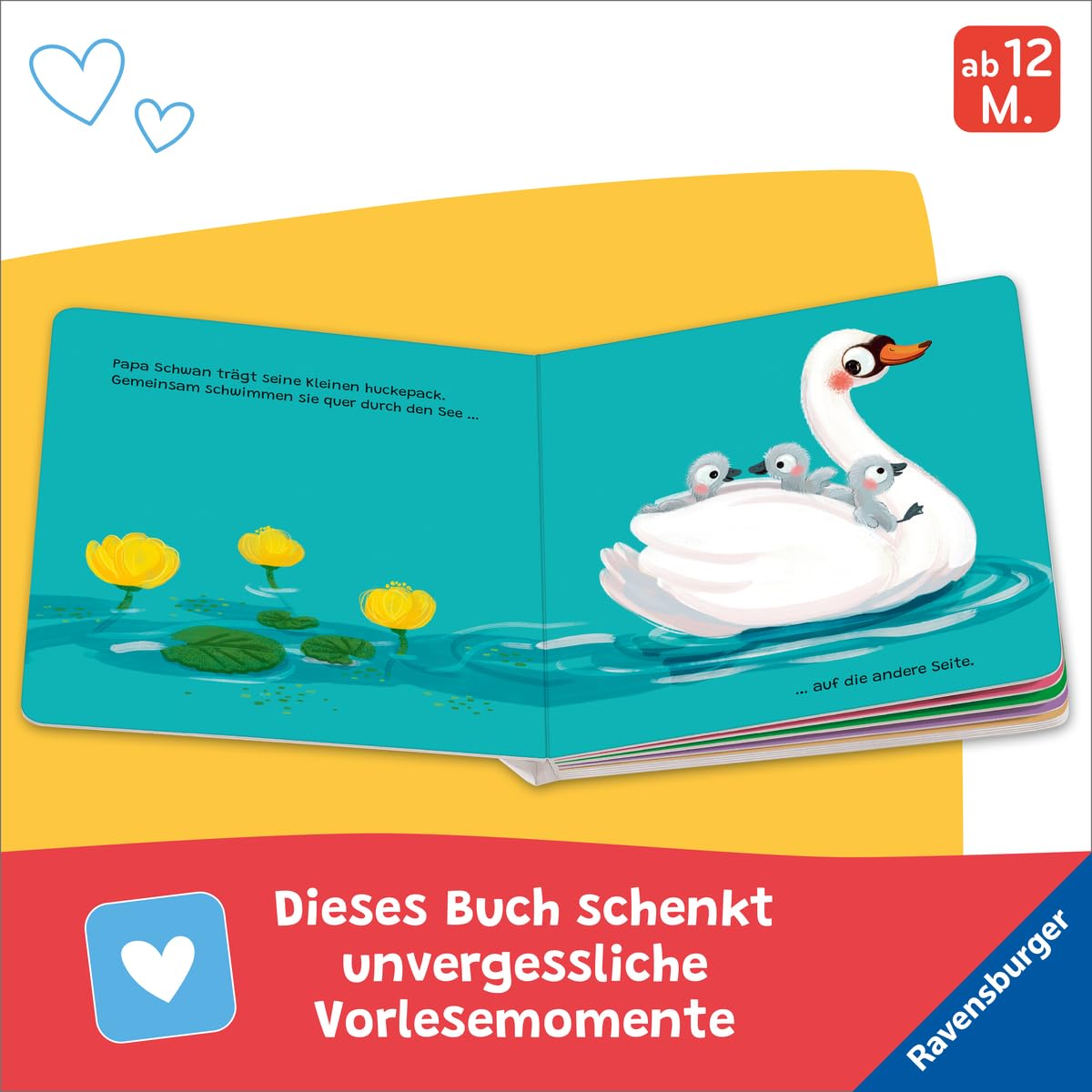 Papa ist immer für mich da - liebevolles Geschenk für Väter, Pappbilderbuch über die starke Bindung zwischen Vater und Kind - ab 12 Monaten – Bild 4