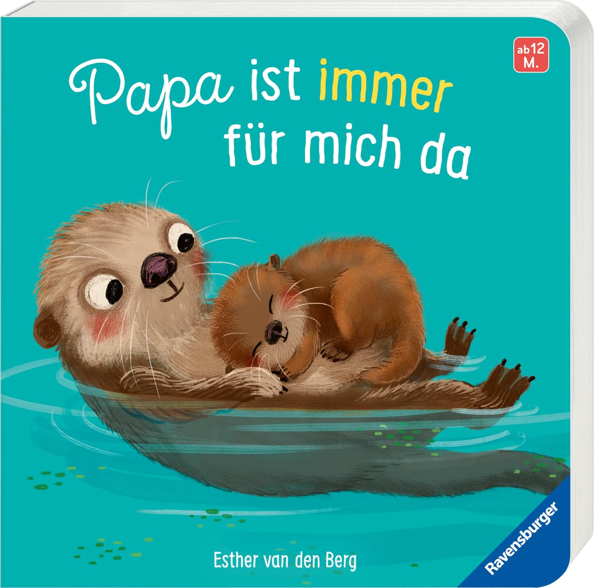 Papa ist immer für mich da - liebevolles Geschenk für Väter, Pappbilderbuch über die starke Bindung zwischen Vater und Kind - ab 12 Monaten