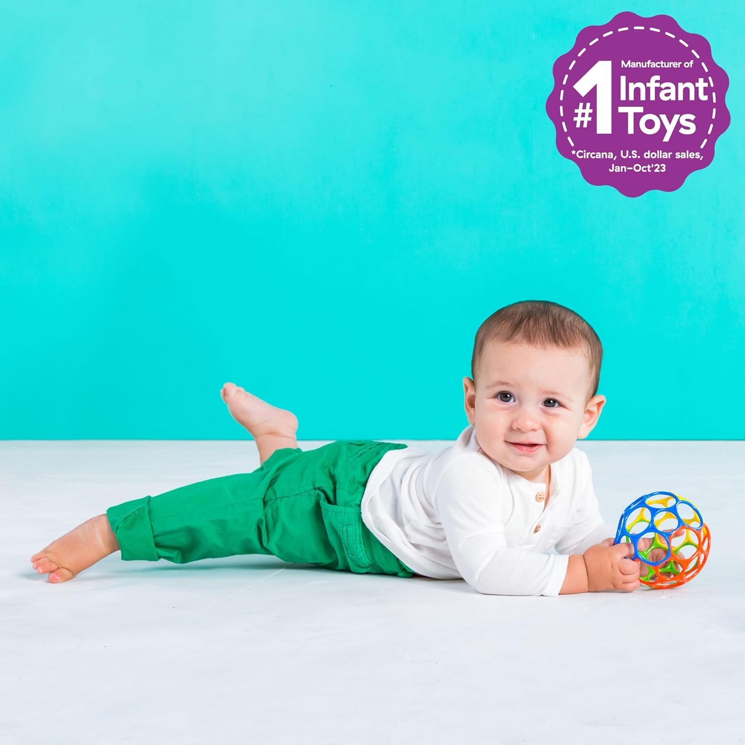 Oball Rattle – Flexible and Easy-to-Grip Design for Children of All Ages Classic – Bild 5