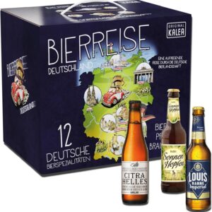 Kalea Tasting Set, 12 x 0.33 L Different Beers, Beer Tasting, Beer Gift for All Beer Lovers (Tasting Set in Jewellery Box, Tasting Set in Jewellery Box)