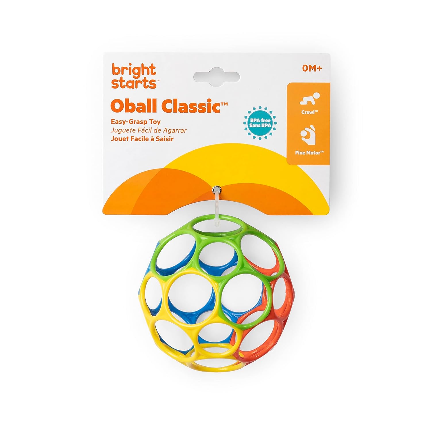 Oball Rattle – Flexible and Easy-to-Grip Design for Children of All Ages Classic – Bild 6