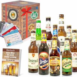 Beer Set „Die Besten Biere Deutschlands“ in Gift Box (9 x 0.33 L/0.5 L)