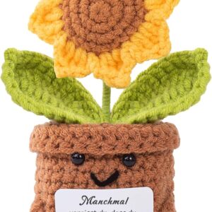 Gifts for Women, Girlfriend, Gifts for Mum, for Sisters, Positive Potato, German Replacement Series, Crocheted Gifts, Inspirational Gifts for Colleague Wife