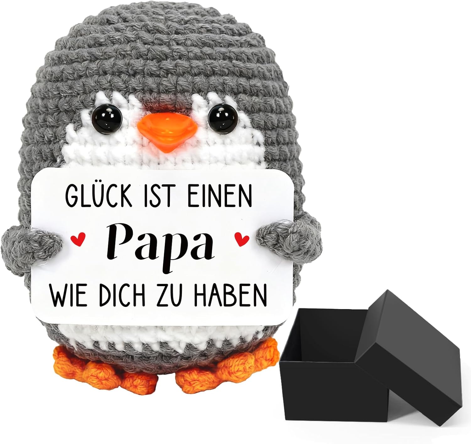 Mini Penguin Gifts for Dad, Dad Gifts, Best Dad Birthday Gifts from Daughter Son, Pocket Hug Penguin Doll, Father Gift for Christmas, New Year's Eve, Easter, Father's Day