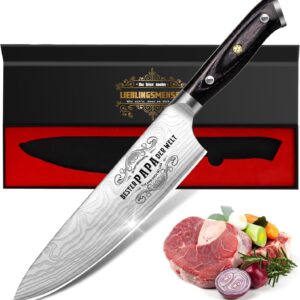 Sharp Kitchen Knife, Gifts for Men, Professional Chef’s Knife, Christmas Gift for Dad, German EN1.4116 Stainless Steel Knife, Best Dad Birthday Gift, Advent Calendar Filling, Christmas Gifts