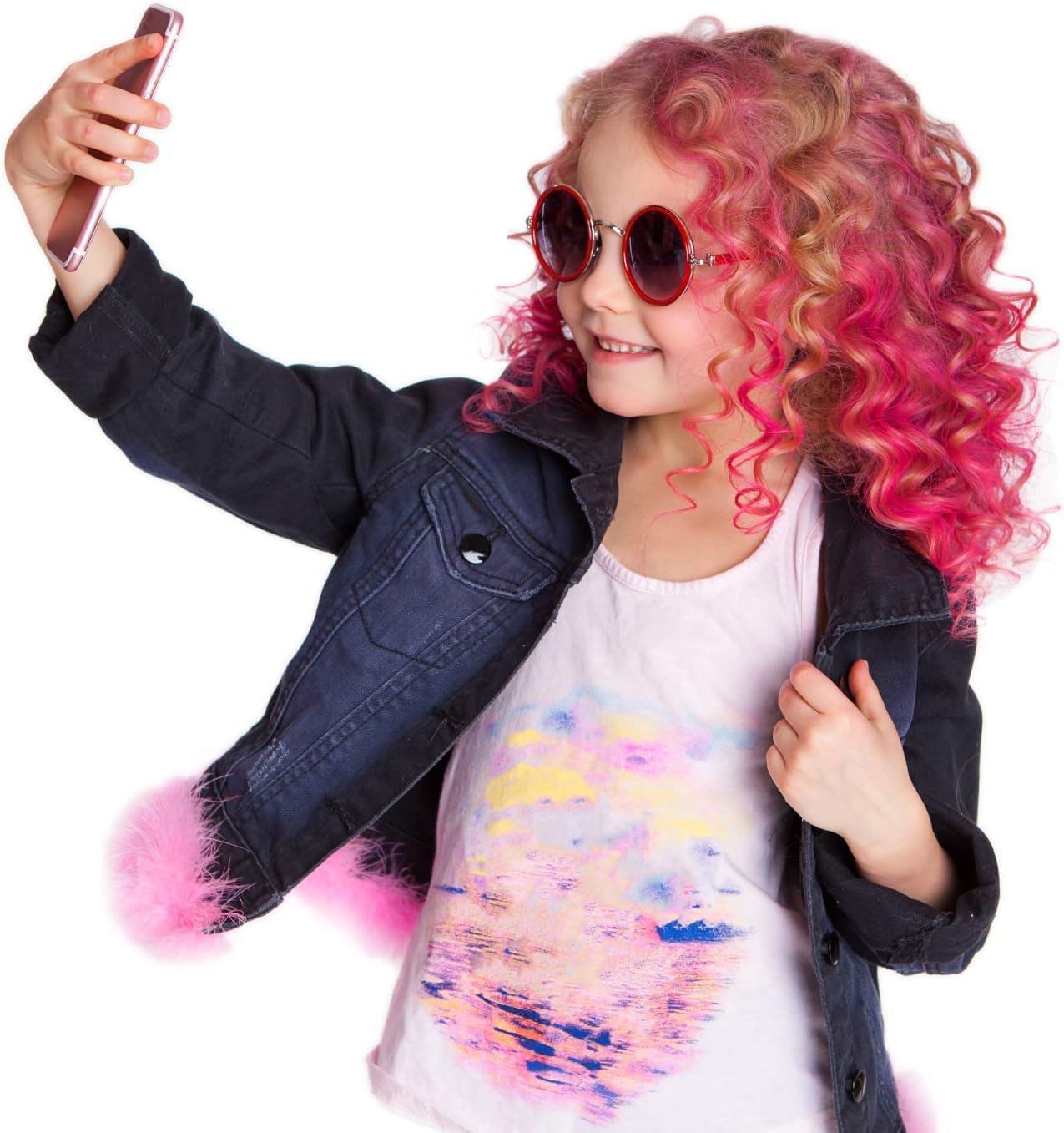 Desire Deluxe Hair Chalk Gifts for Girls, for Hair Dyeing Toy for Christmas, 10 Washable Hair Dye Pens for Fancy Dress, for Children Aged 3 4 5 6 7 8 9 11 Years – Bild 5
